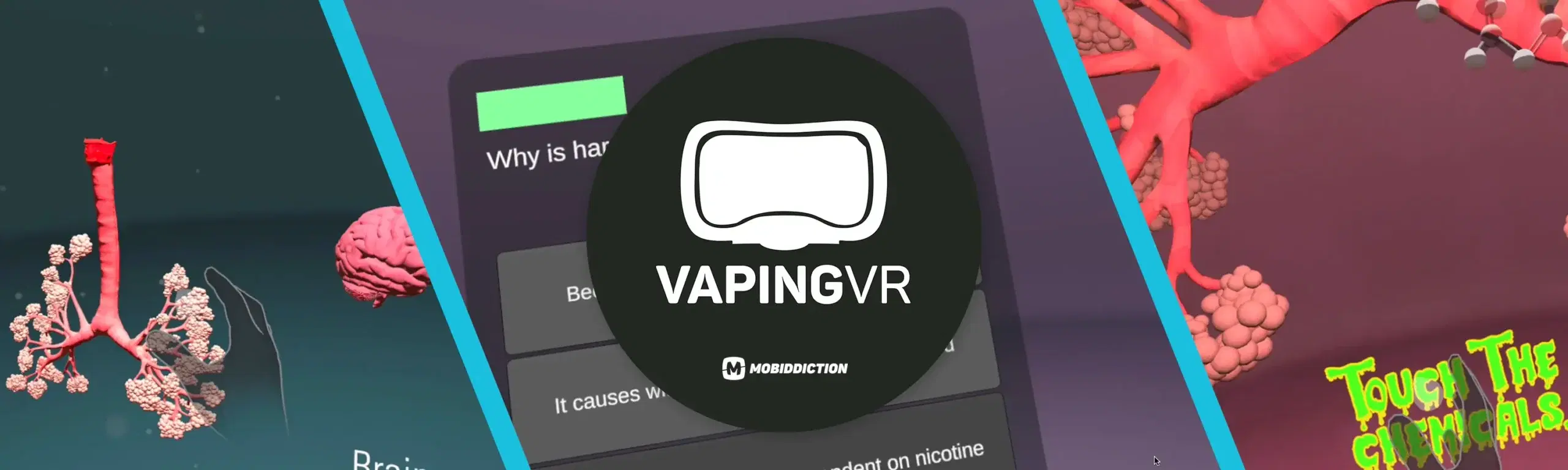 VapingVR immersive VR experience — conceptual artwork