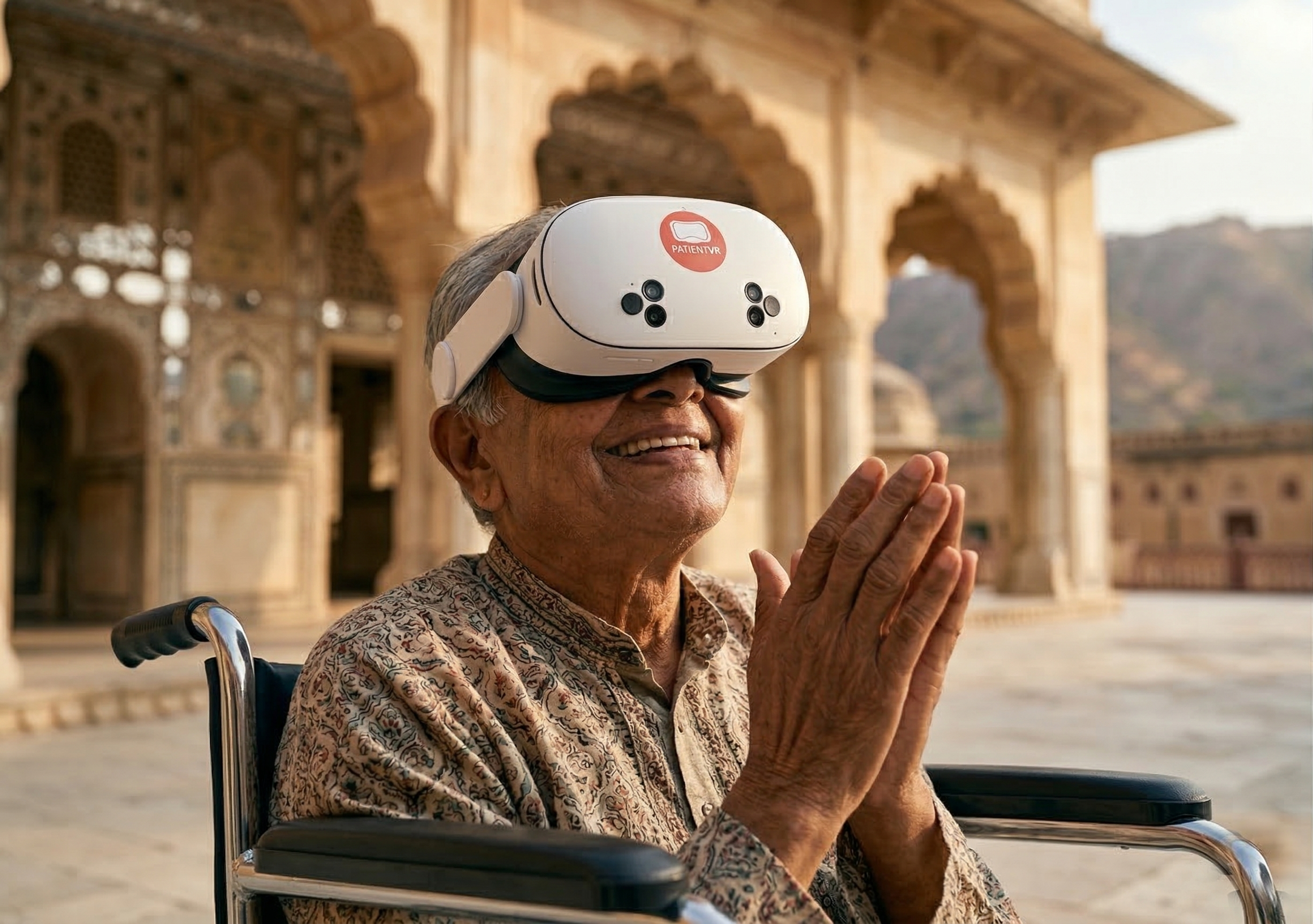 Old man in Amber Palace