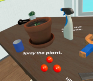 Interact Objects - Spray the Plant