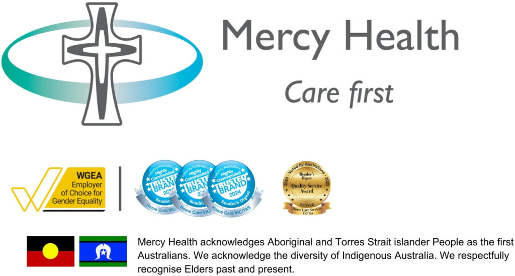 Mercy health are logo